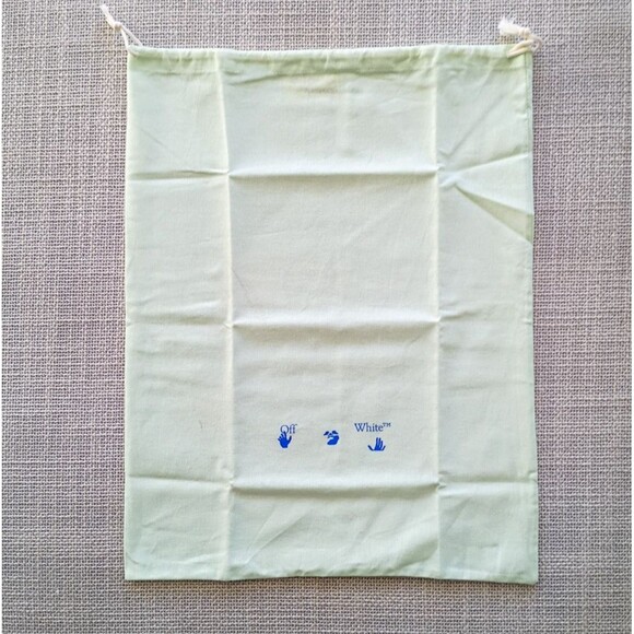 OFF WHITE Authentic Drawstring dust bag Virgil Abloh | Mint green 15.3” x 19.3” - Picture 1 of 5